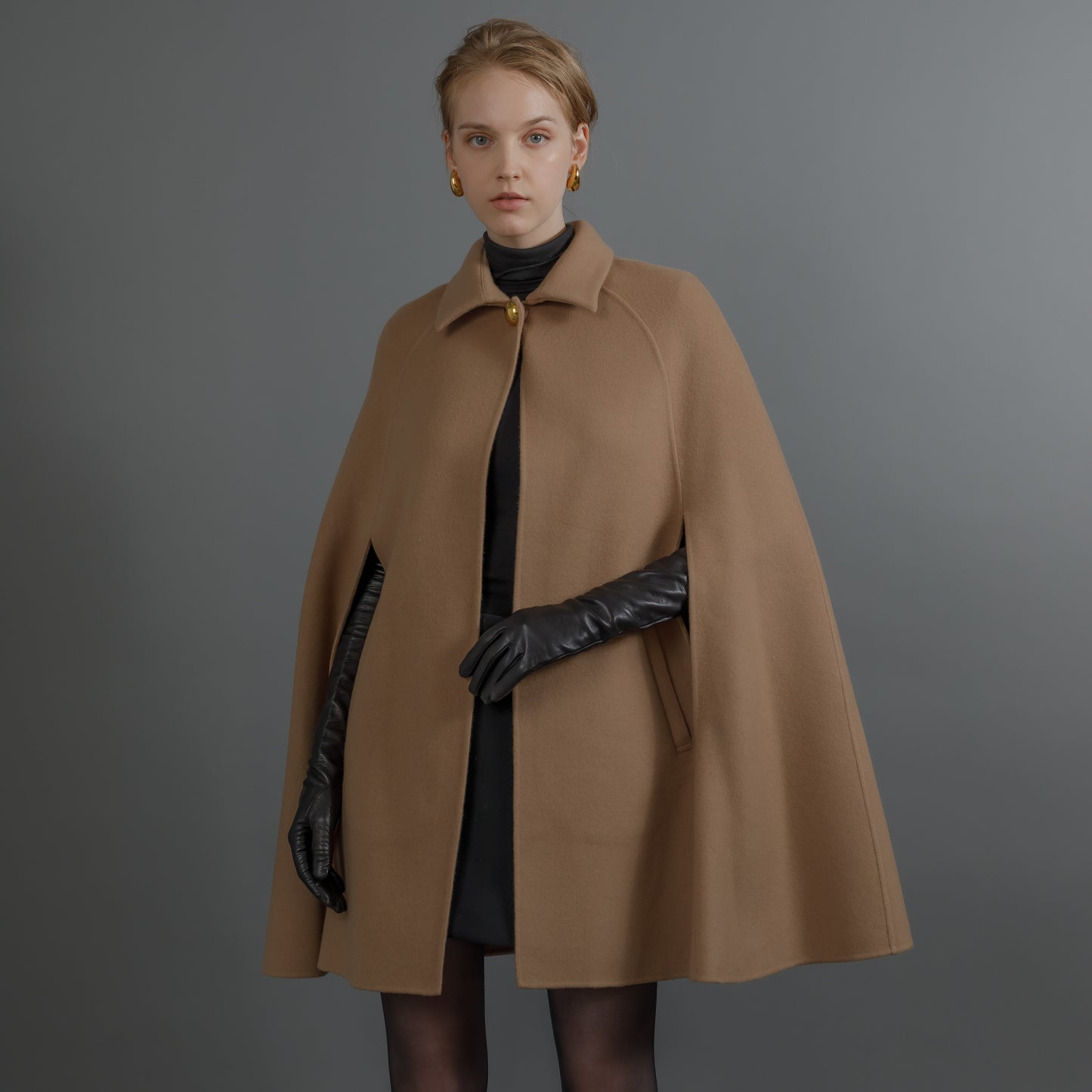 rever cape coat