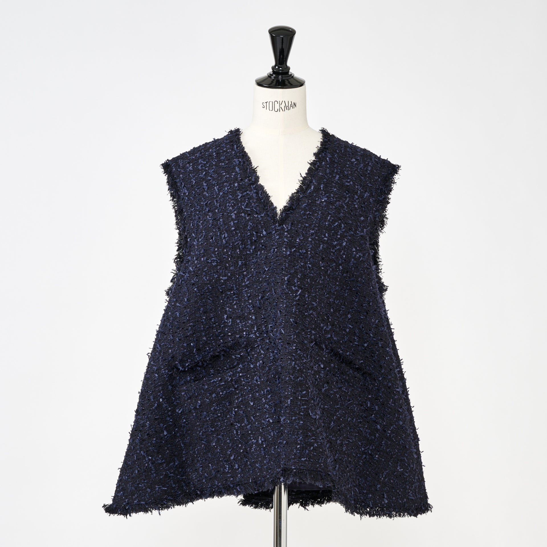 tweed gilet navy – Heve