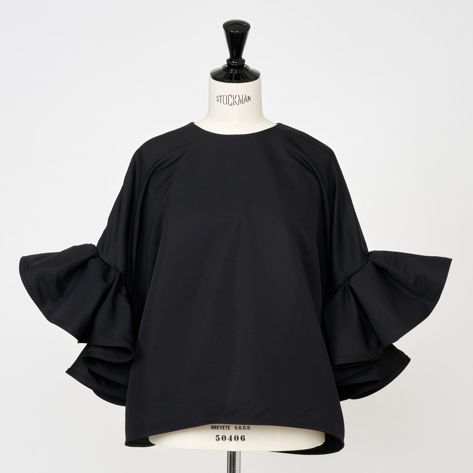 dolman ruffle sleeve BL – Heve