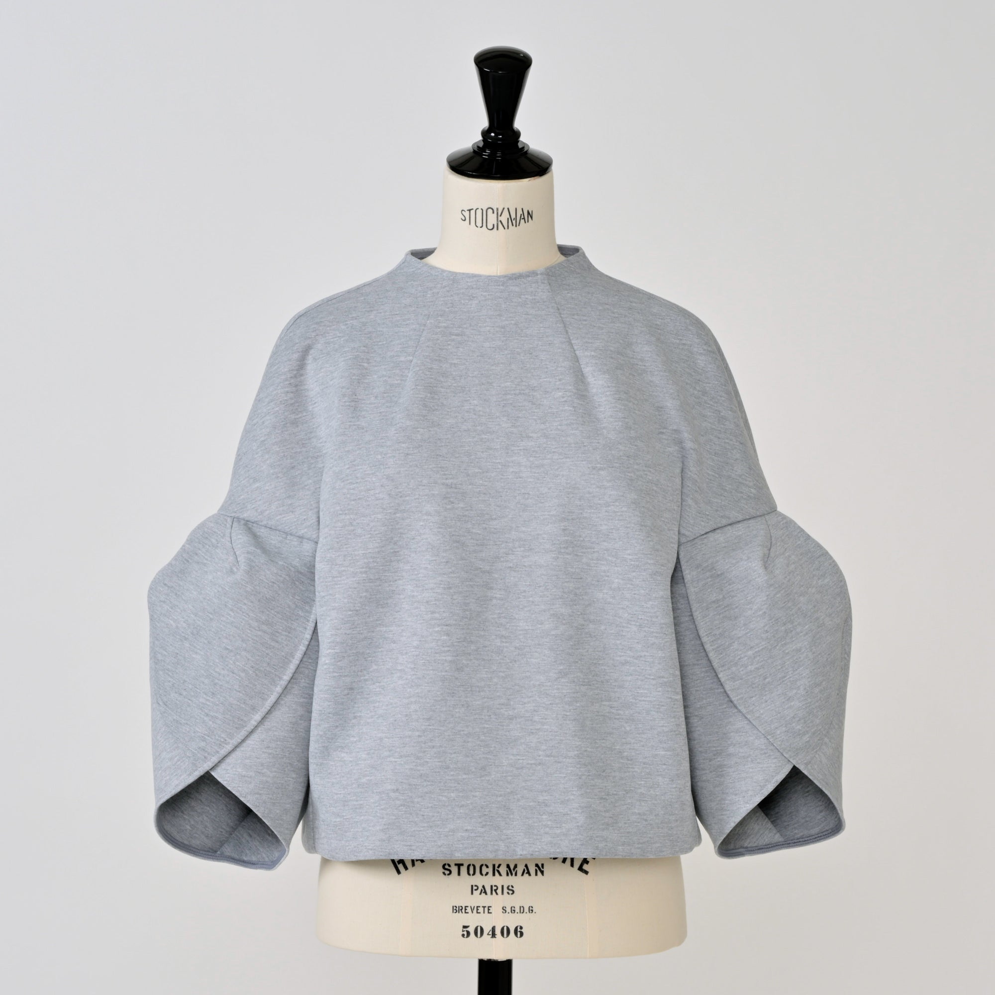 Heve tulip bonding blouse Heve チューリップグレー