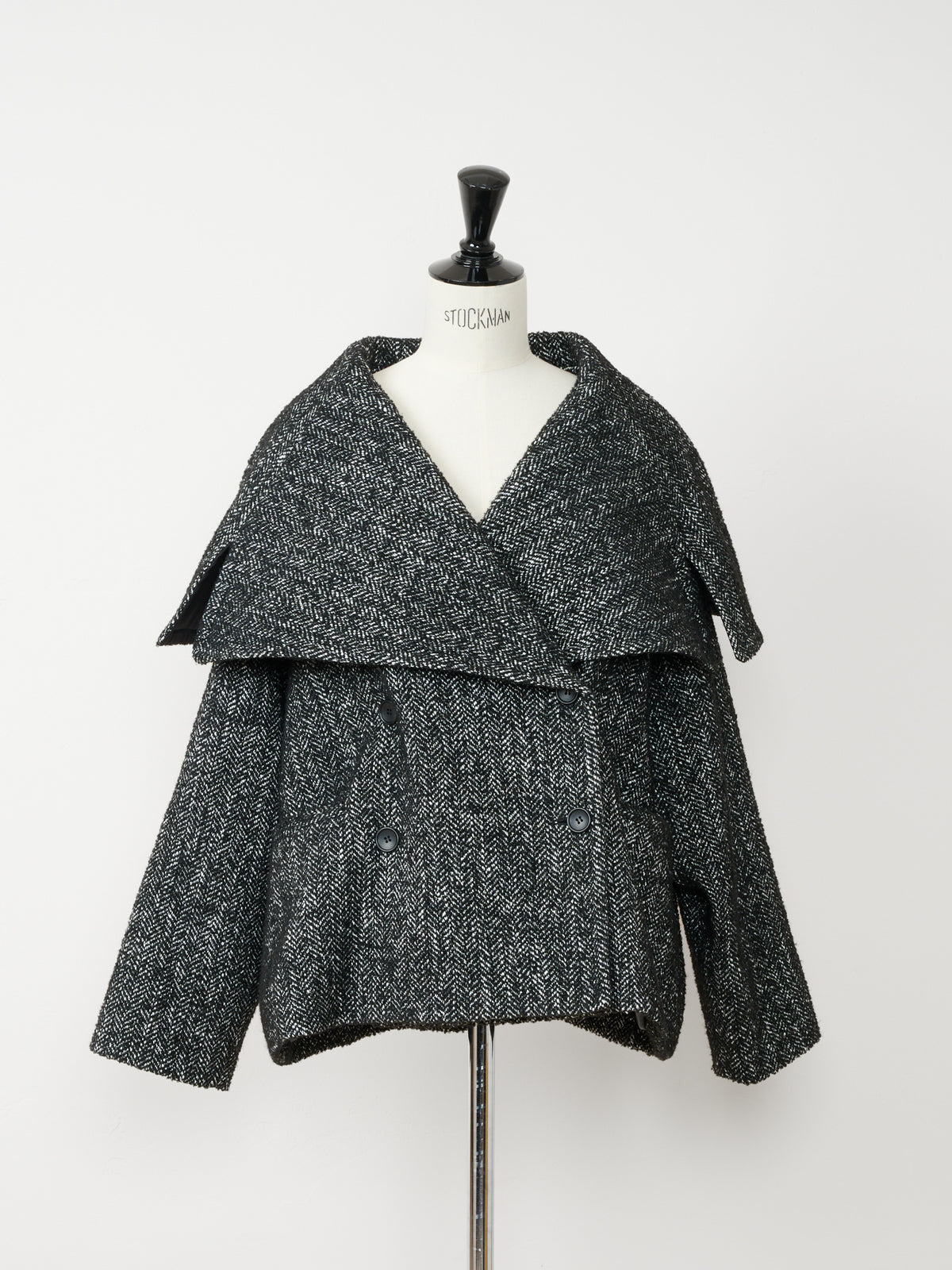 【Tokyo Pre】Tweed Mantle Coat