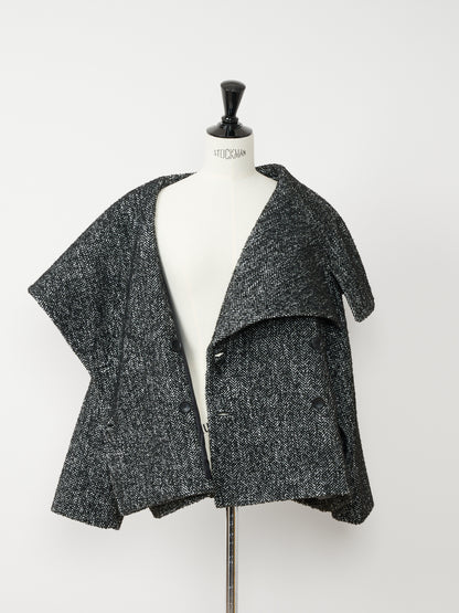 【Tokyo Pre】Tweed Mantle Coat