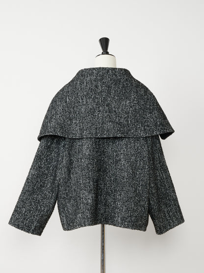 【Tokyo Pre】Tweed Mantle Coat