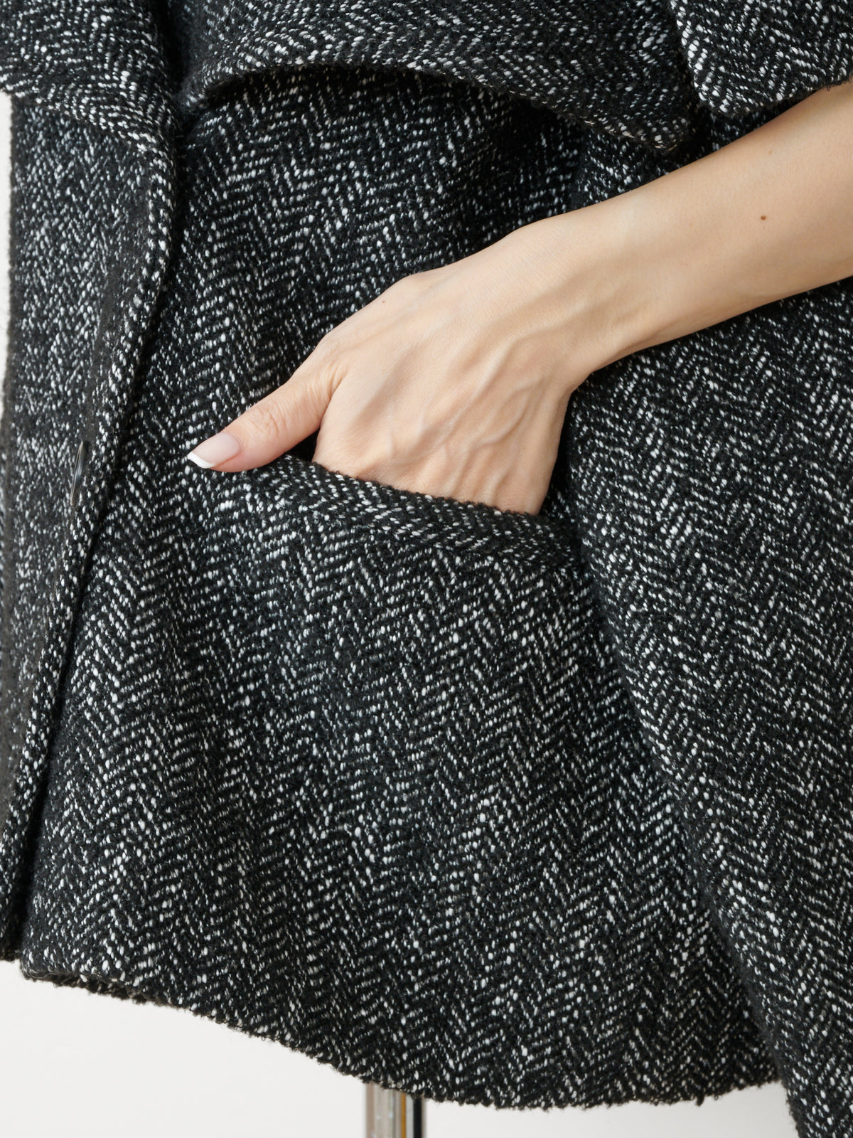 【Tokyo Pre】Tweed Mantle Coat