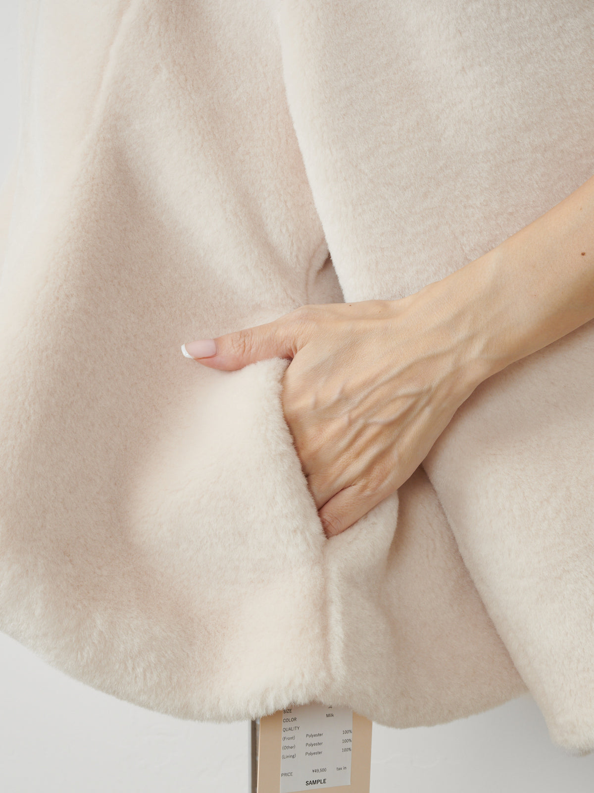 【Tokyo Pre】Peplum Fur Jacket