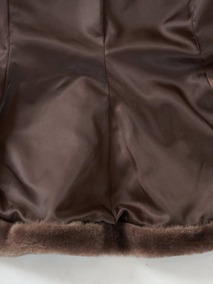 【Tokyo Pre】Peplum Fur Jacket