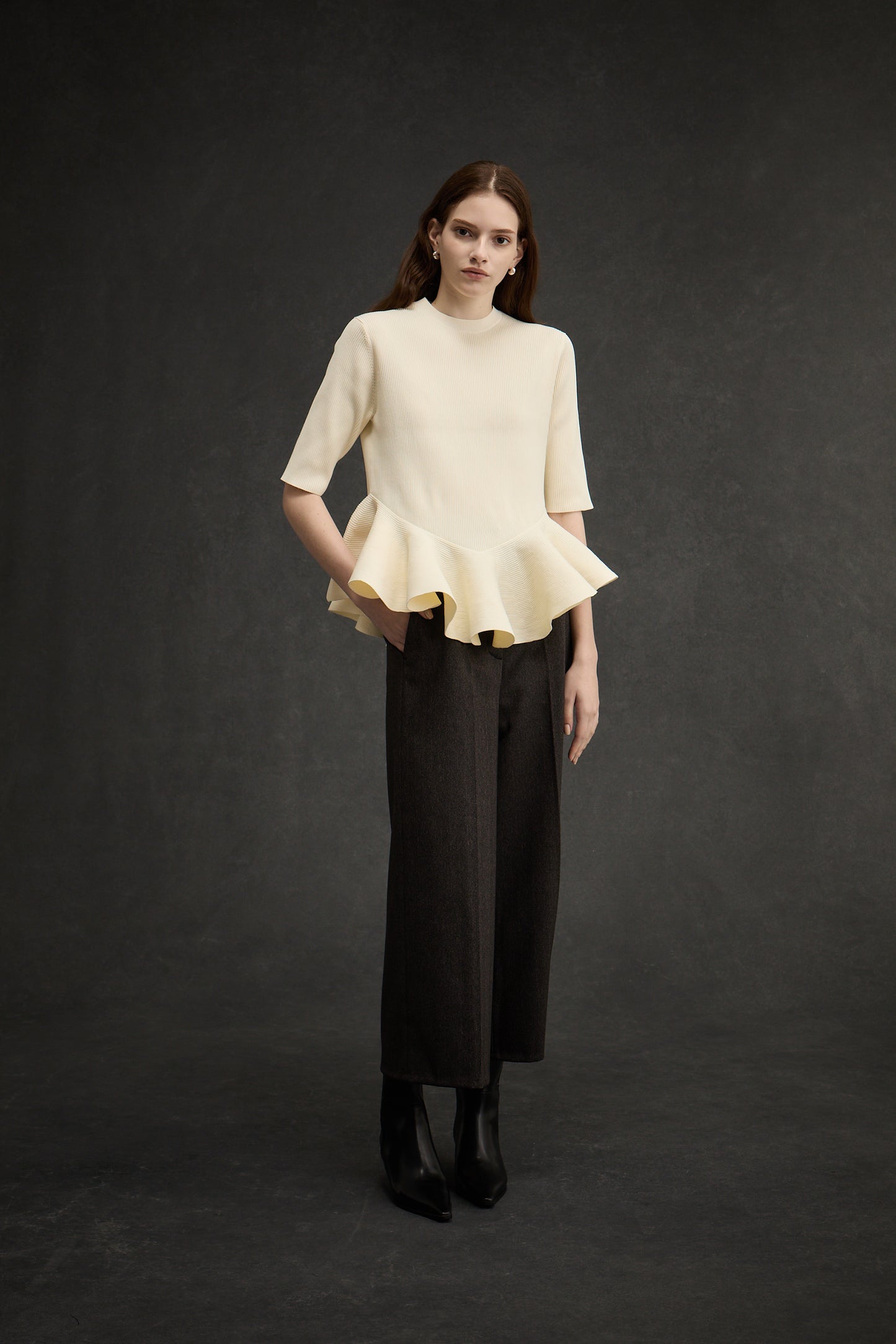 <予約販売> Herringbone Gaucho Pants