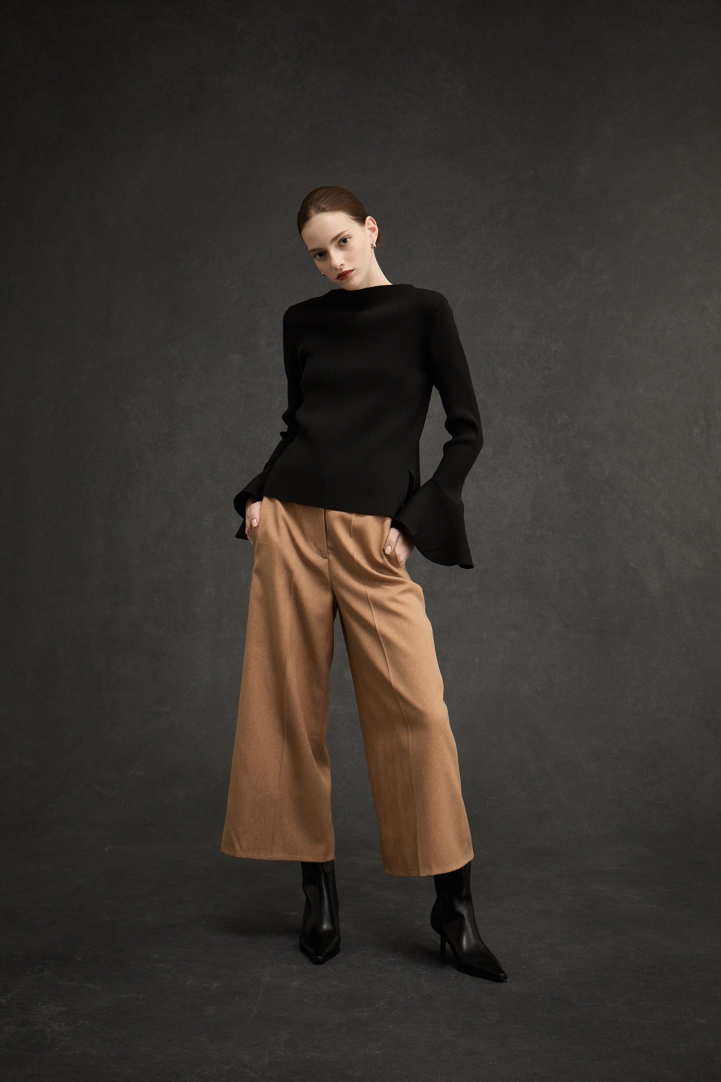 <予約販売> Herringbone Gaucho Pants