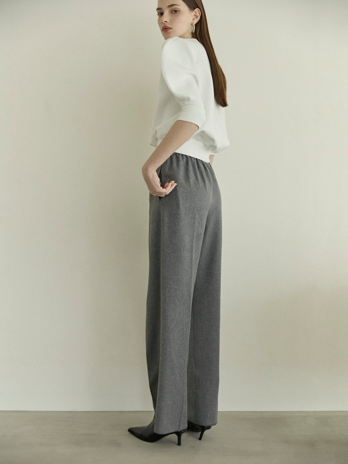Relax Pants -wool like-