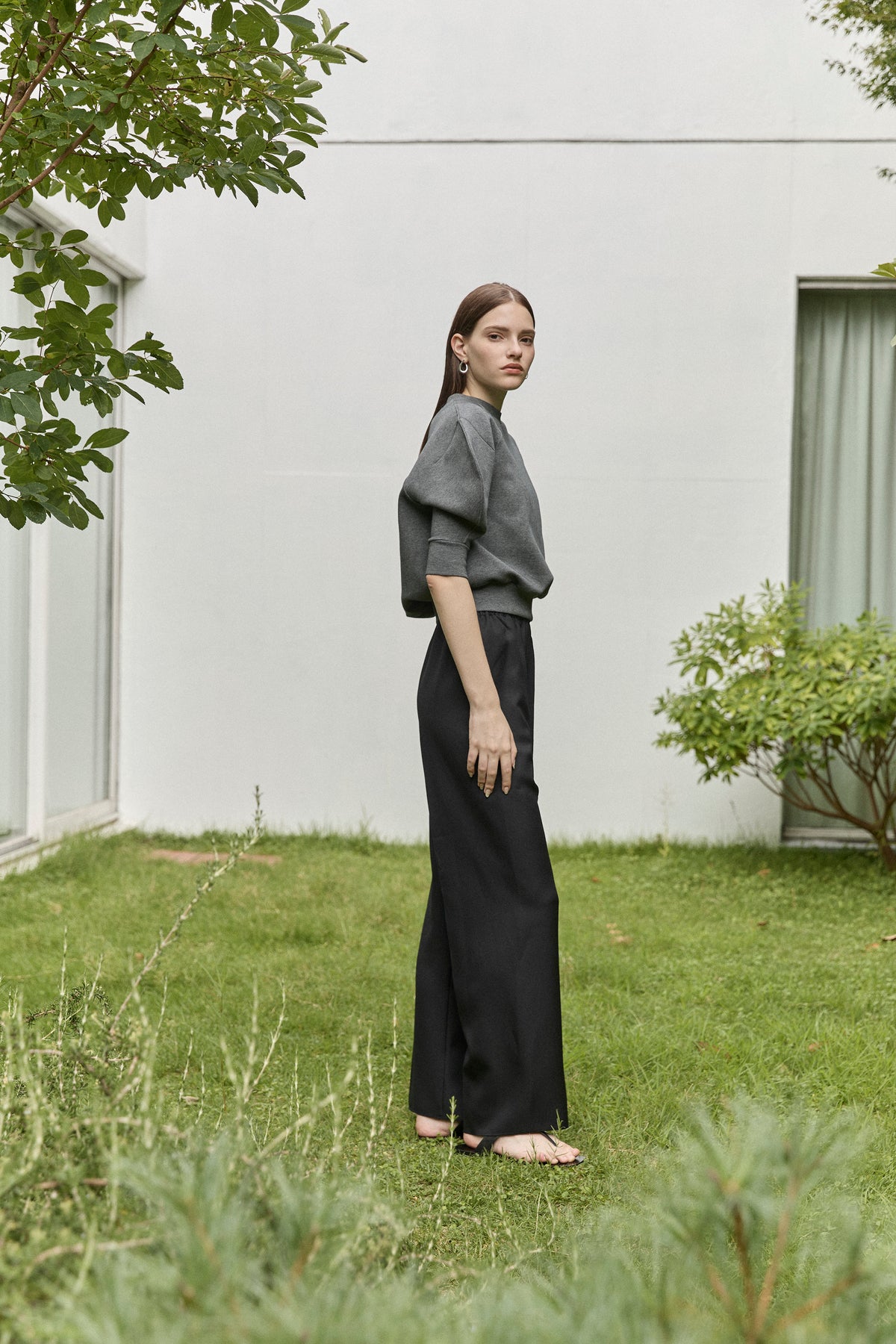 Relax Pants -wool like-