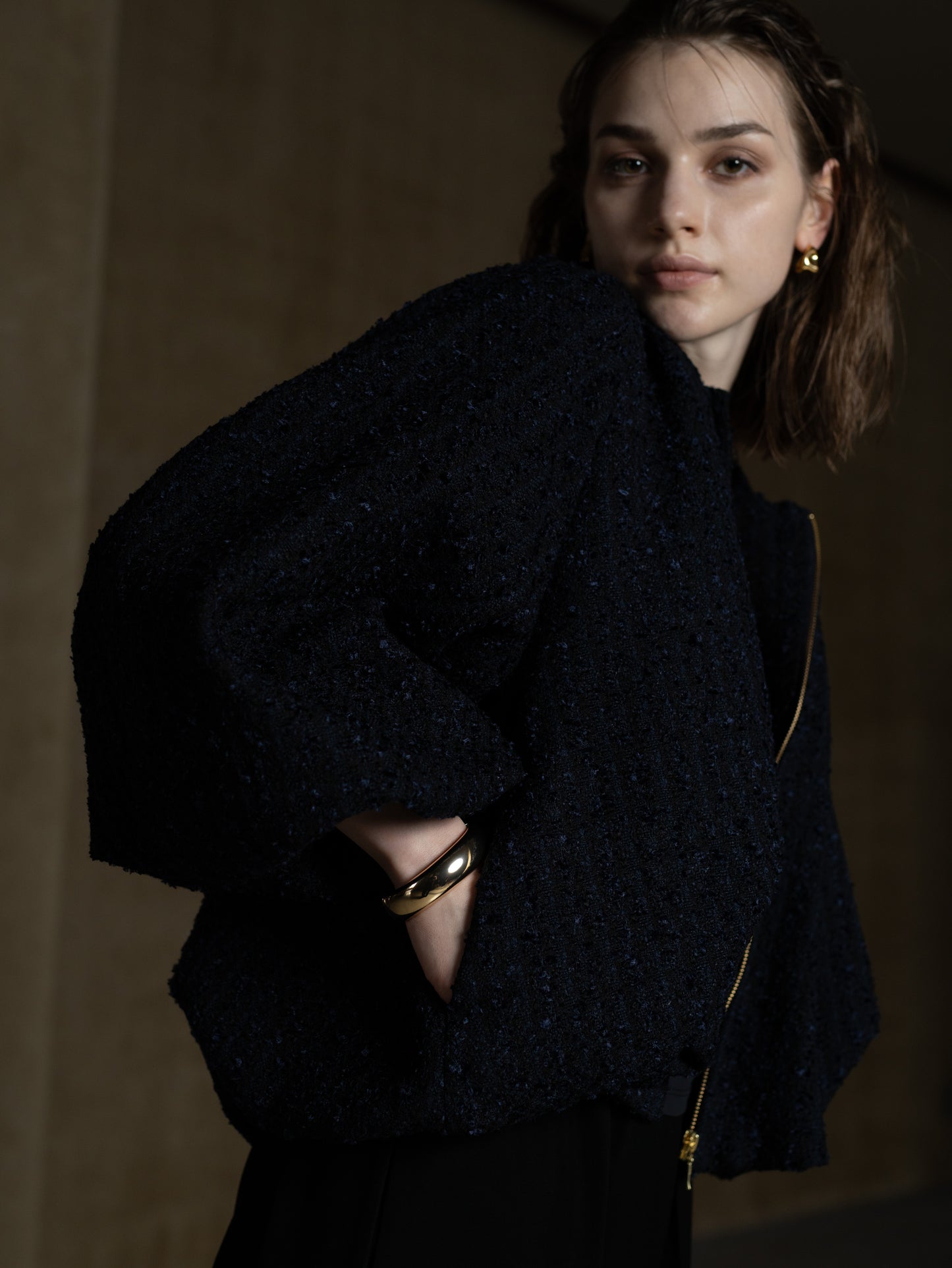 <予約販売> Tweed Cloud Blouson