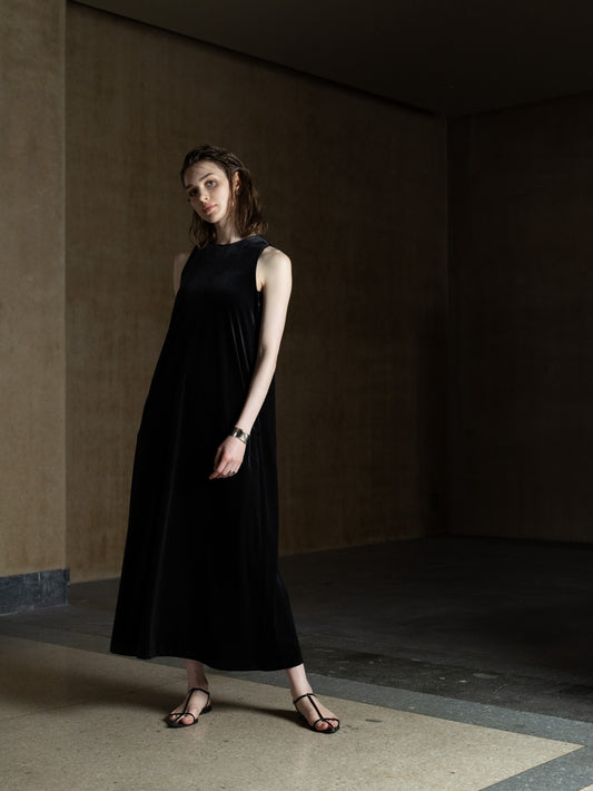 Velour Flow Dress