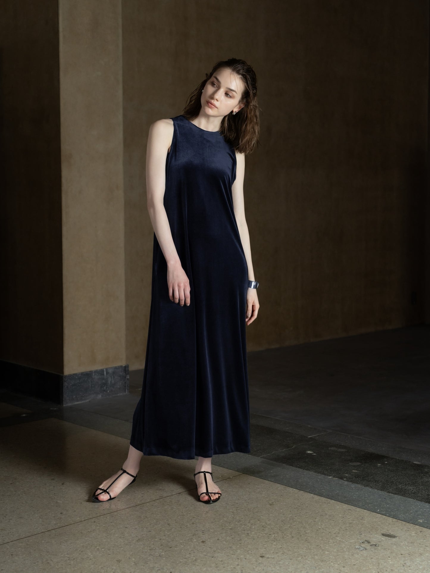 Velour Flow Dress