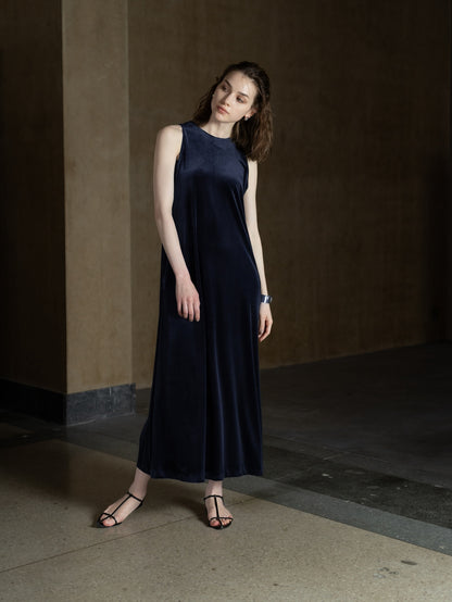 Velour Flow Dress