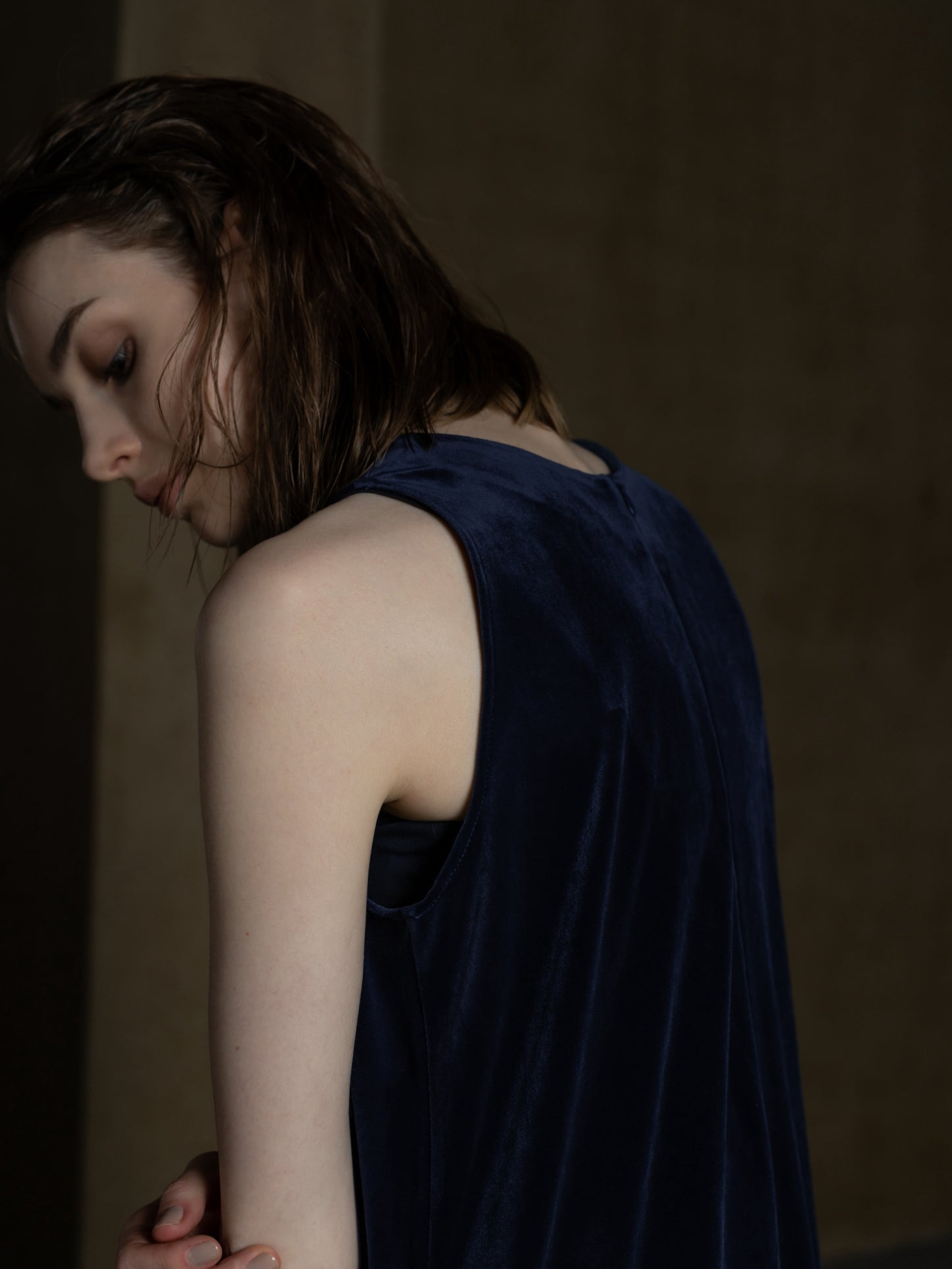 Velour Flow Dress