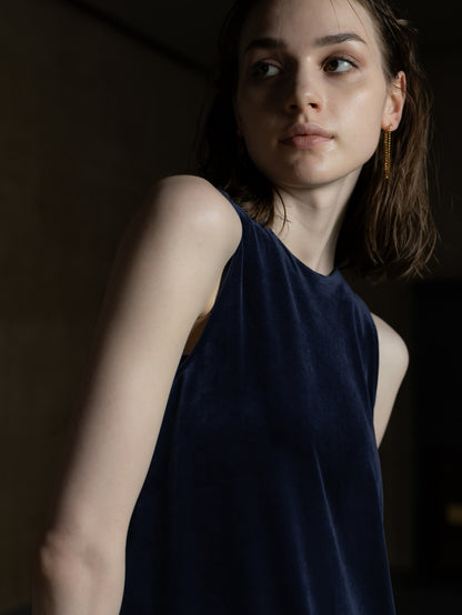 Velour Flow Dress