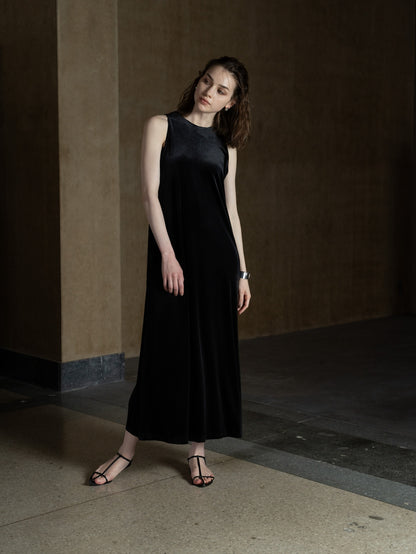 Velour Flow Dress