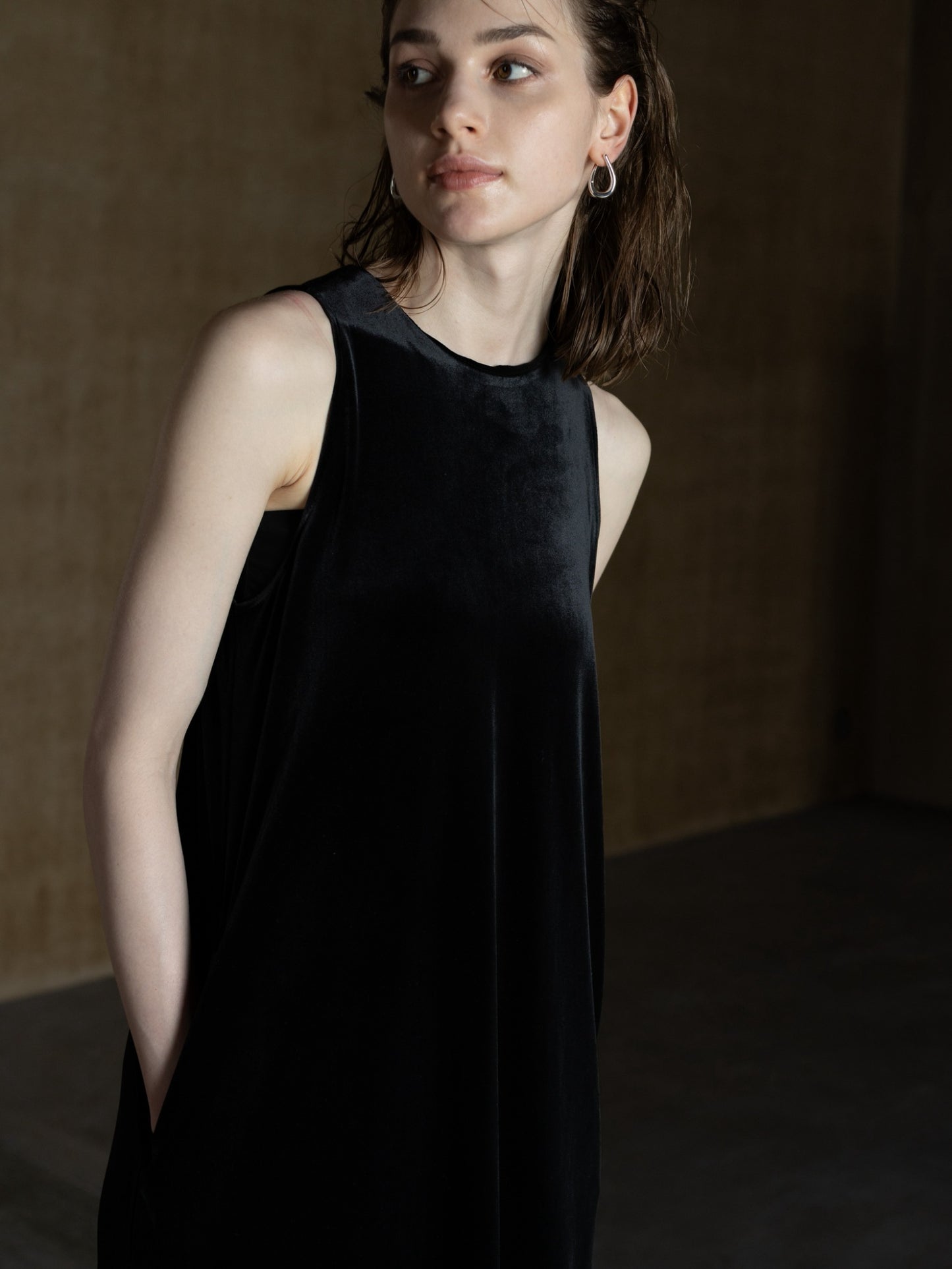 Velour Flow Dress