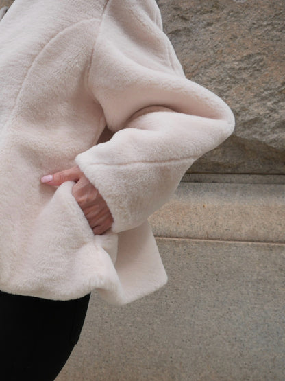 【Pre Order】Peplum Fur Jacket