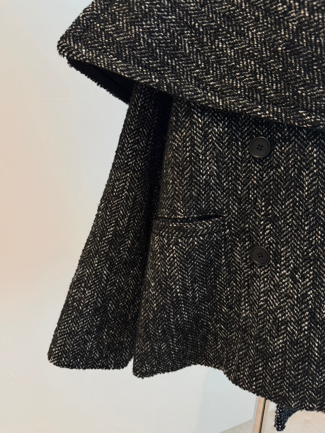 【Pre Order】Tweed Mantle Coat