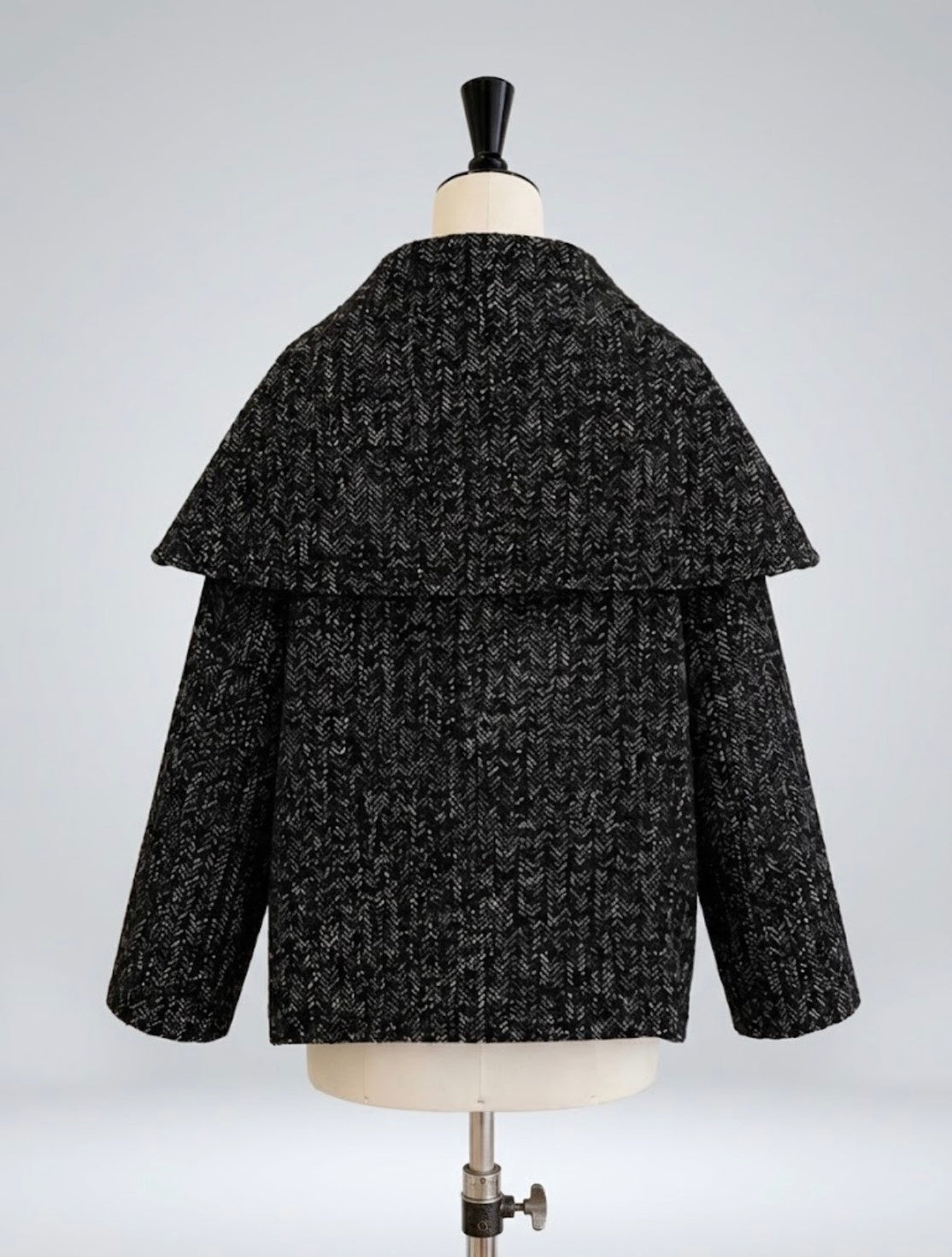 【Pre Order】Tweed Mantle Coat