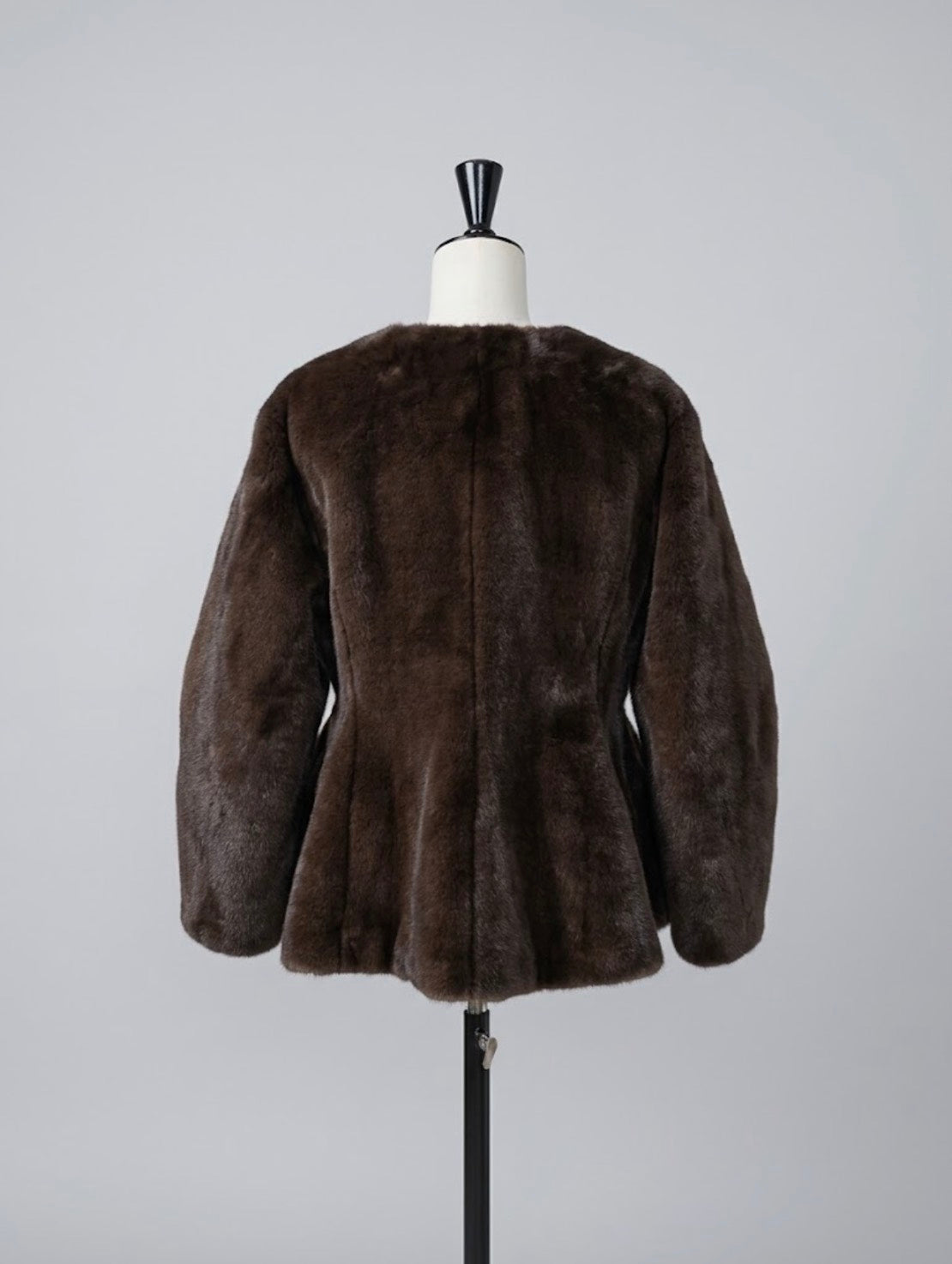 【Pre Order】Peplum Fur Jacket