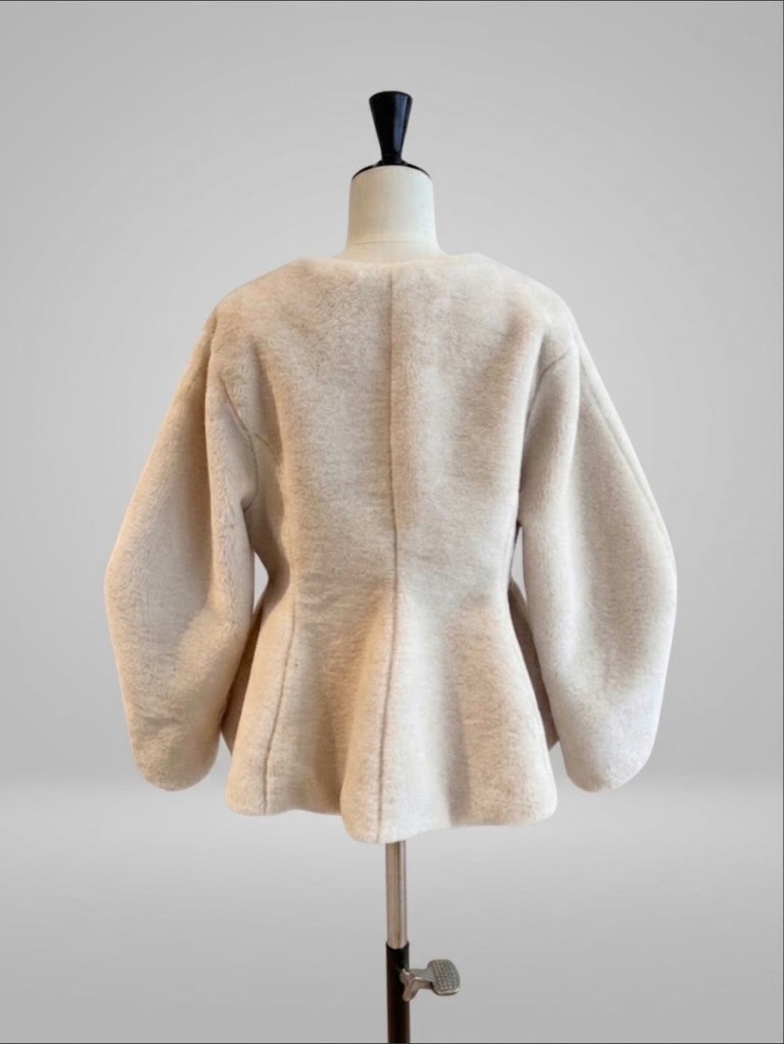 【Pre Order】Peplum Fur Jacket